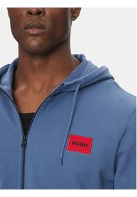 Hugo - HUGO Bluza Daple212 50447972 Niebieski Regular Fit. Kolor: niebieski. Materiał: bawełna #3