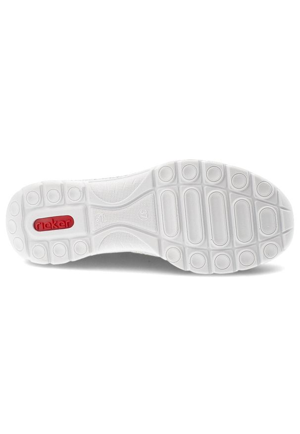 Półbuty damskie Rieker, skóra naturalna ażurowa cholewka elastyczne sznurowanie suwak boczny miękka wkładka lekka i amortyzująca podeszwa, złote, L32. Zapięcie: sznurówki. Kolor: złoty. Materiał: skóra. Szerokość cholewki: normalna. Wzór: ażurowy