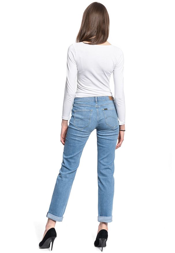 Lee - LEE MARION STRAIGHT DAMSKIE SPODNIE JEANSOWE LIGHT LOU L301QDXJ 112105884