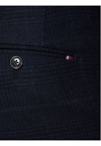 TOMMY HILFIGER - Tommy Hilfiger Chinosy Denton MW0MW40782 Granatowy Slim Fit. Kolor: niebieski. Materiał: wełna #4