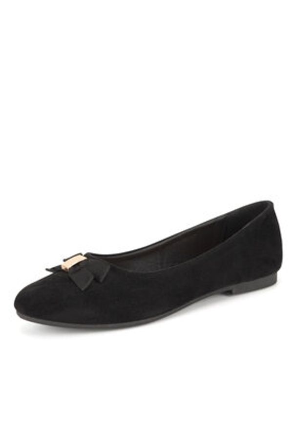 Jenny - JENNY Baleriny WSS21520-03 Czarny. Kolor: czarny. Materiał: materiał