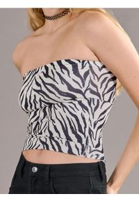 Sinsay - Top bandeau w zeberkę - wielobarwny #1