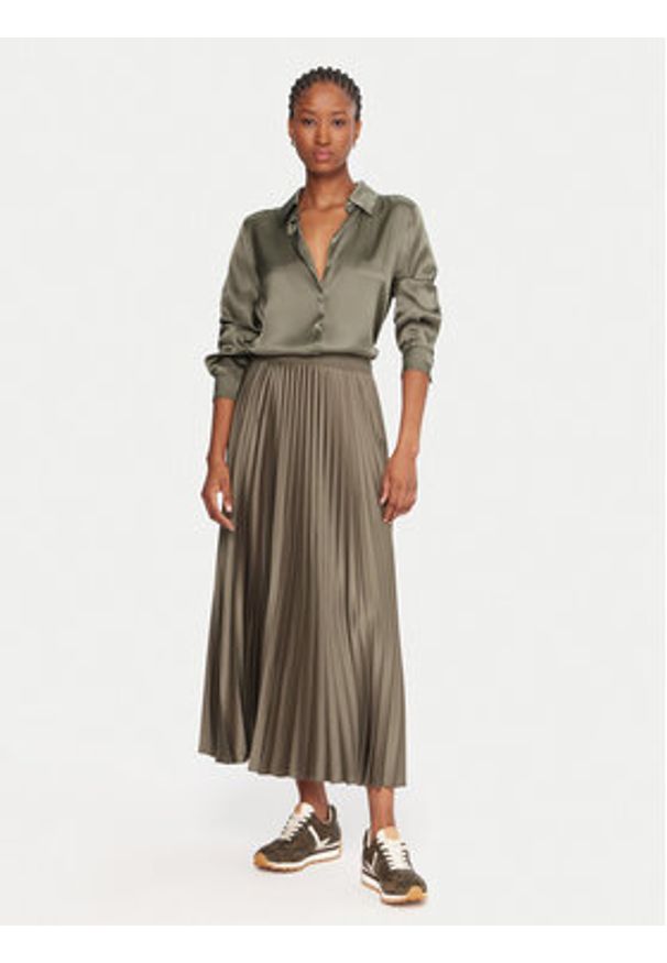 Marella Koszula Bunny 2523116015 Zielony Regular Fit. Kolor: zielony. Materiał: acetat