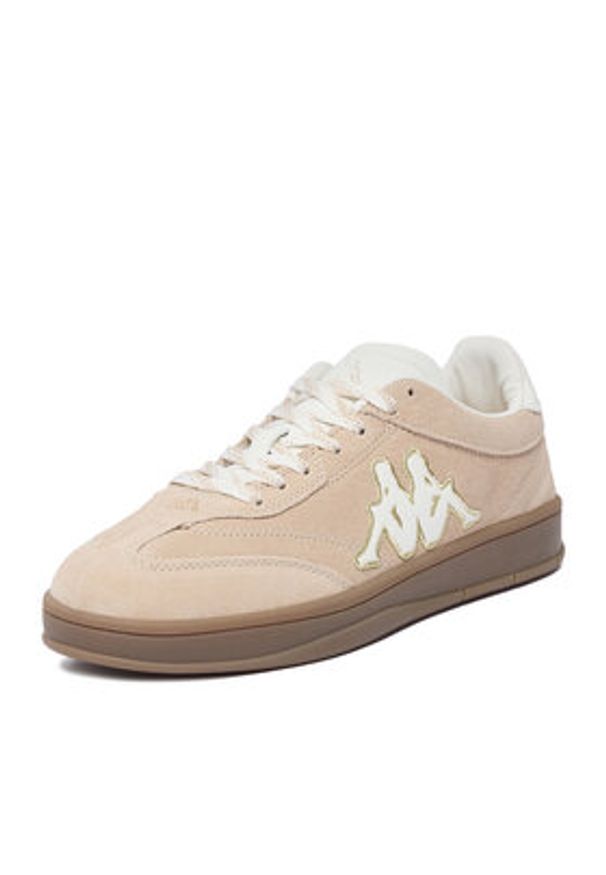 Kappa Sneakersy CEOWB-FC-24880H Beżowy. Kolor: beżowy. Materiał: zamsz, skóra