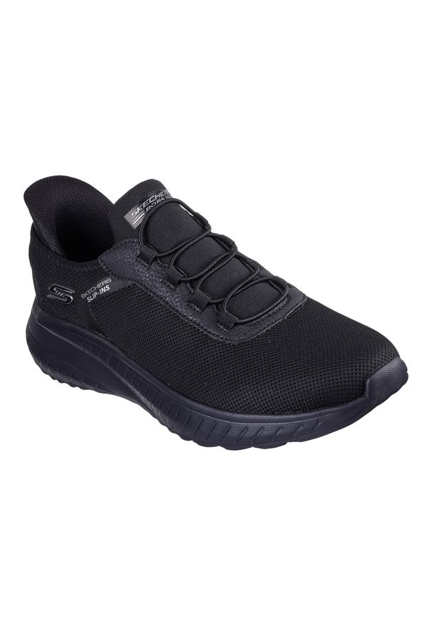 skechers - Buty męskie SKECHERS Bobs Squad Chaos Tough Walk. Kolor: czarny