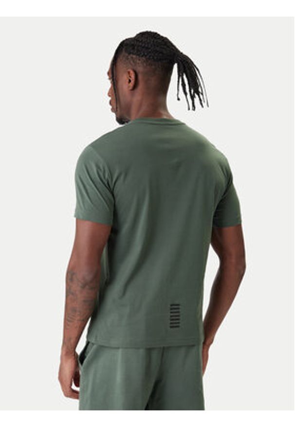 EA7 Emporio Armani T-Shirt 8NPT25 PJVPZ U7260 Zielony Regular Fit. Kolor: zielony. Materiał: bawełna