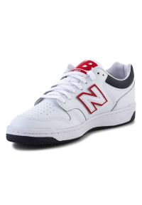 Buty New Balance M BB480LWG białe. Kolor: biały. Materiał: guma, skóra. Szerokość cholewki: normalna #3