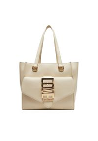 Love Moschino - LOVE MOSCHINO Torebka JC4225PP0MKC0110 Beżowy. Kolor: beżowy. Materiał: skórzane