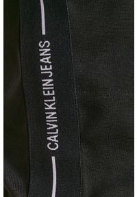 Calvin Klein Jeans T-shirt J20J217144.4890 damski kolor czarny. Okazja: na co dzień. Kolor: czarny. Materiał: dzianina. Wzór: nadruk. Styl: casual #3