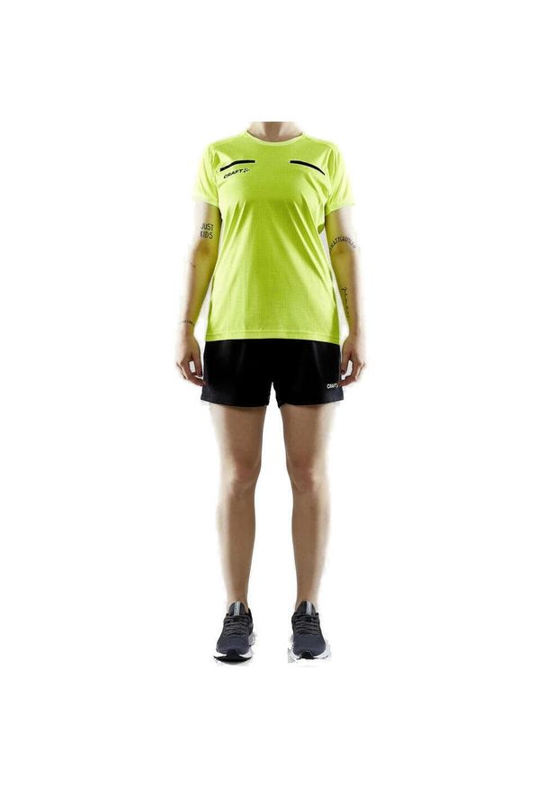 Szorty damskie Craft evolve arbitre. Kolor: czarny. Materiał: materiał. Sport: fitness