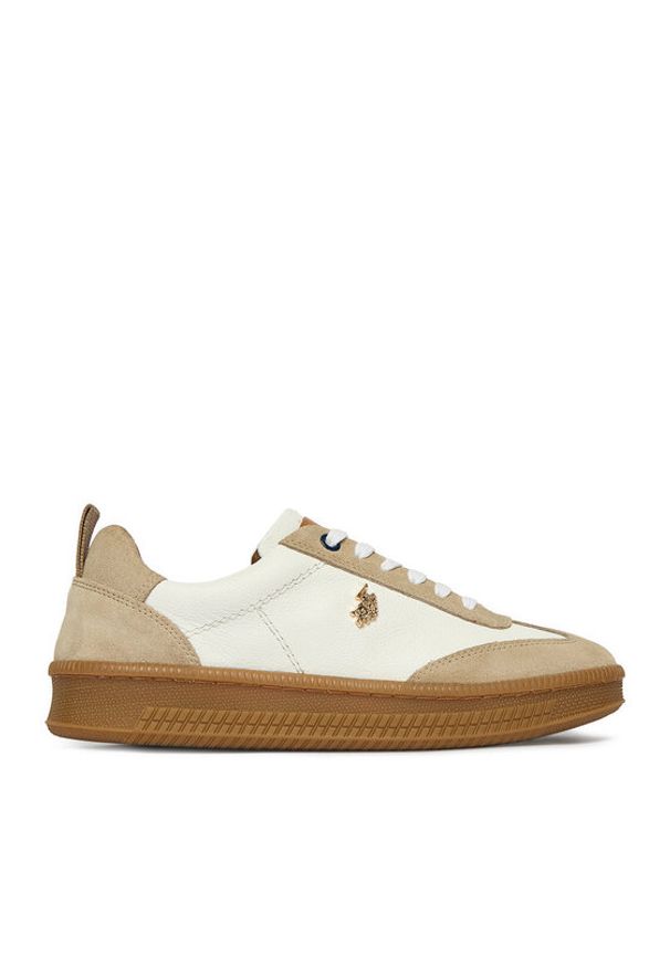 U.S. Polo Assn. Sneakersy EO-YANA001W/6SL1 Biały. Kolor: biały. Materiał: skóra