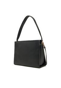 TOMMY HILFIGER - Tommy Hilfiger Torebka Th Legacy Med Satchel AW0AW17173 Czarny. Kolor: czarny. Materiał: skórzane