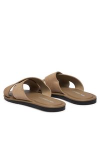 Karl Lagerfeld - KARL LAGERFELD Klapki KL70213C Beżowy. Kolor: beżowy. Materiał: zamsz, skóra #4