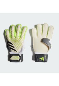 Adidas - Rękawice bramkarskie męskie Predator Match Fingersave Gloves. Kolor: czarny, biały, wielokolorowy, żółty