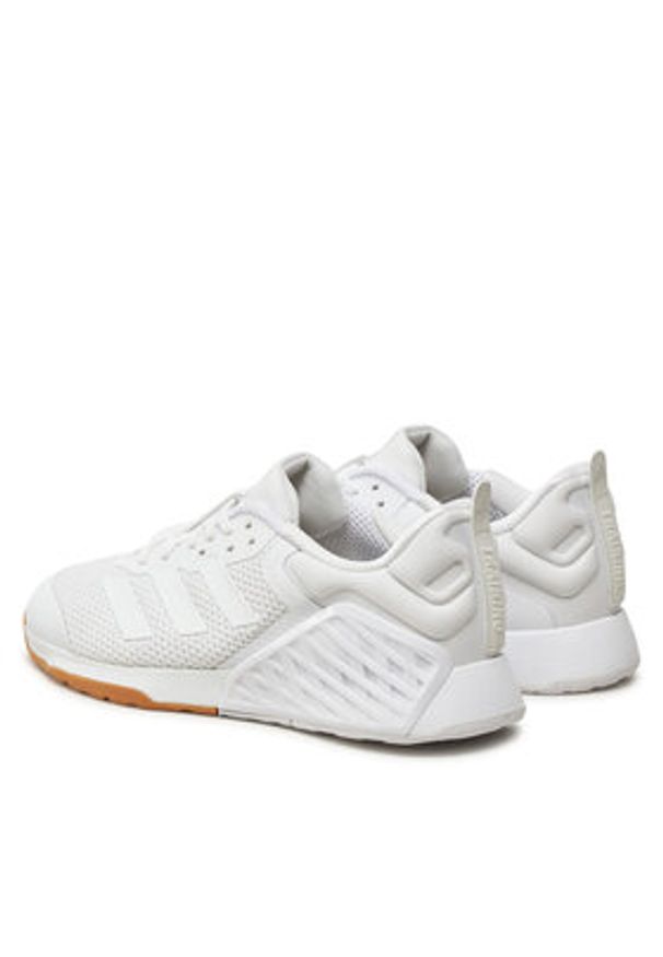 Adidas - adidas Buty na siłownię Dropset 3 ID8628 Biały. Kolor: biały. Materiał: materiał, mesh. Sport: fitness