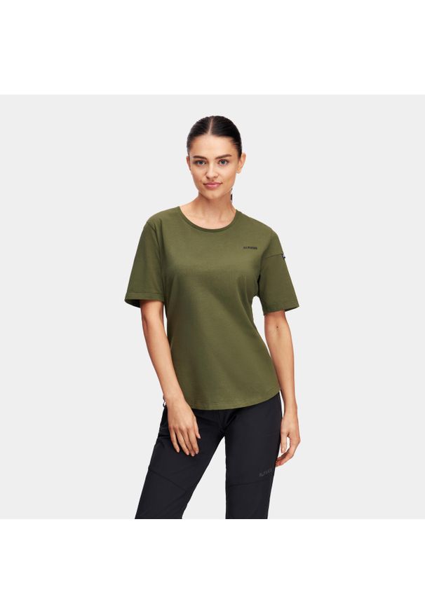 Koszulka damska Alpinus Tulamba. Kolor: zielony. Sport: turystyka piesza