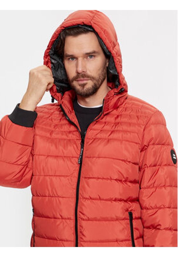 Pepe Jeans Kurtka przejściowa James PM402598 Pomarańczowy Regular Fit. Kolor: pomarańczowy. Materiał: syntetyk