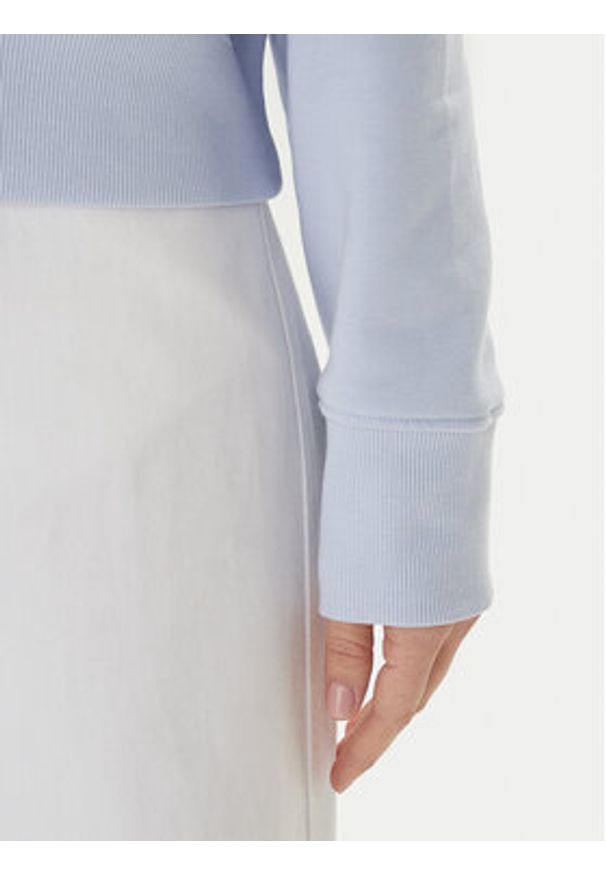 Guess Bluza W2YQ16 KBA11 Błękitny Regular Fit. Kolor: niebieski. Materiał: bawełna