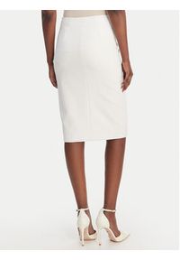 Elisabetta Franchi Spódnica ołówkowa GO-147-61E2-V320 Biały Regular Fit. Kolor: biały. Materiał: syntetyk #2