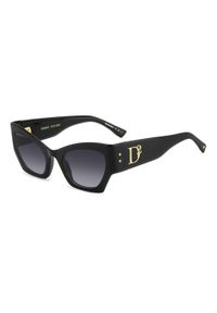 Dsquared - Okulary przeciwsłoneczne damskie DSQUARED2 D2 0132/S 807 Rozmiar 55 mm. Kolor: szary, wielokolorowy, czarny. Sport: turystyka piesza #1