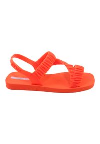Sandały do wody Ipanema 26896 AF058 Orange Neon pomarańczowe. Okazja: na plażę. Kolor: pomarańczowy. Materiał: materiał. Sezon: lato. Styl: sportowy