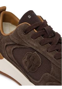BOSS Sneakersy B Icon Runn 50563381 Brązowy. Kolor: brązowy. Materiał: zamsz, skóra #6