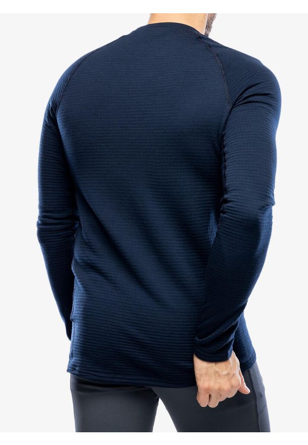 Bluza termoaktywna męska Houdini Desoli Thermal Crew. Kolor: niebieski. Sezon: zima. Sport: narciarstwo