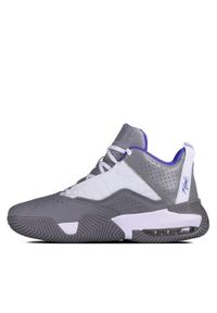 Buty do chodzenia męskie Nike Air Jordan. Kolor: szary. Materiał: materiał, syntetyk. Szerokość cholewki: normalna. Model: Nike Air Jordan. Sport: turystyka piesza