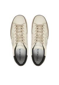 Premiata Sneakersy STEVEN VAR 6977 Biały. Kolor: biały. Materiał: skóra #5