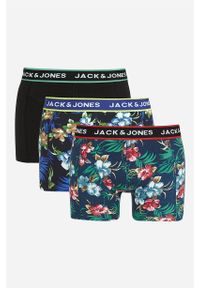 Jack & Jones - Slipy Flower 3 sztuki. Materiał: guma, jersey. Wzór: gładki, kwiaty