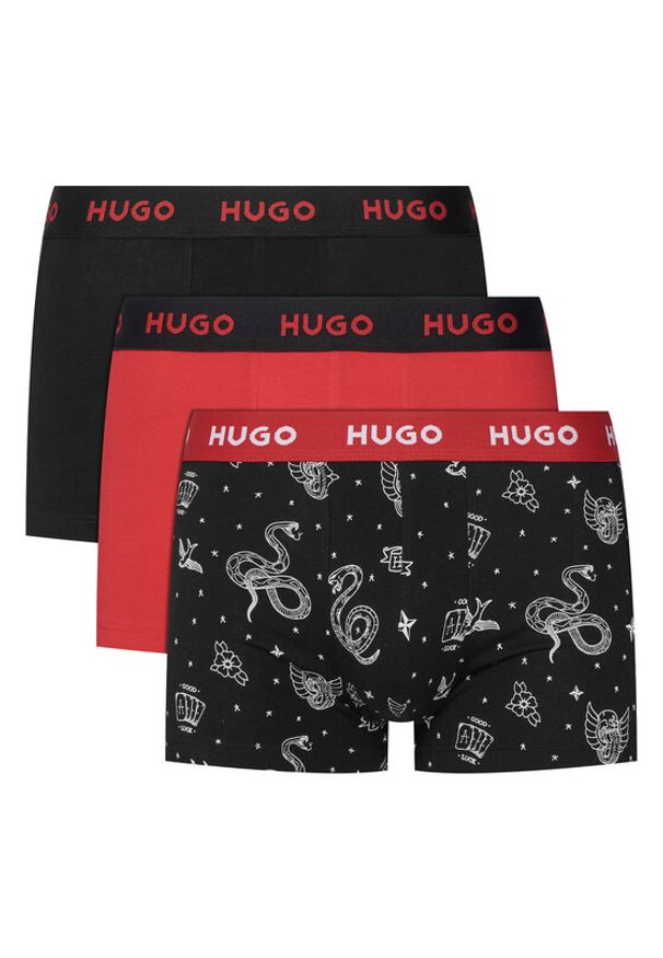 Hugo - HUGO Komplet bokserek 50532550 Kolorowy. Materiał: bawełna. Wzór: kolorowy