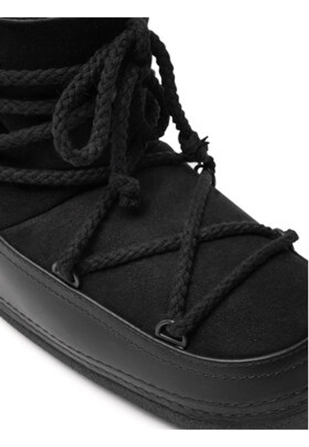 Inuikii Śniegowce Classic Wedge 75101-008 Czarny. Kolor: czarny. Materiał: zamsz, skóra