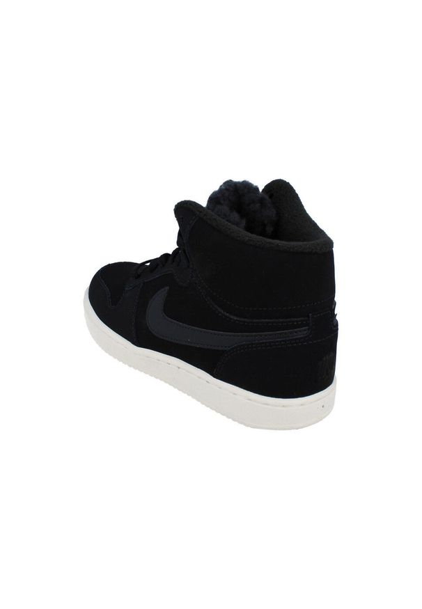 Buty do chodzenia damskie Nike Wmns Ebernon Mid Se. Zapięcie: sznurówki. Kolor: czarny. Materiał: materiał. Szerokość cholewki: normalna. Sport: turystyka piesza