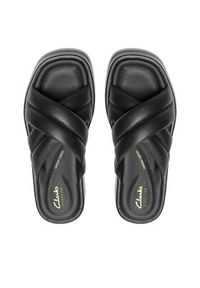 Clarks Klapki Alda Glide 26179276 Czarny. Kolor: czarny. Materiał: skóra