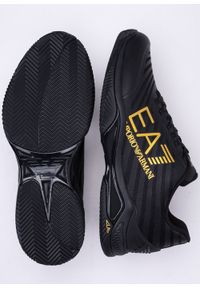Sneakersy męskie czarne EA7 Emporio Armani X8X079 XK203 M701. Okazja: do pracy, na spacer, na co dzień. Kolor: czarny. Sport: turystyka piesza