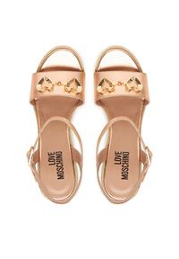 Love Moschino - LOVE MOSCHINO Espadryle JA1615BI0OIC0600 Różowy. Kolor: różowy. Materiał: skóra #3