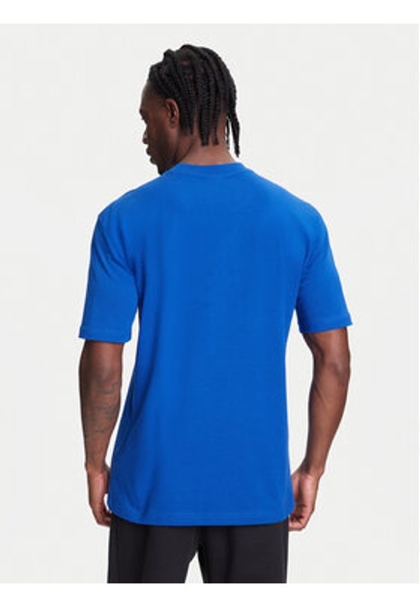 Adidas - adidas T-Shirt Essentials Small Logo JF1094 Niebieski Regular Fit. Kolor: niebieski. Materiał: bawełna