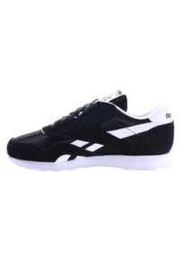 Reebok - Buty na co dzień damskie REEBOK CL NYLON skóra. Okazja: na co dzień. Kolor: czarny. Materiał: skóra, nylon. Model: Reebok Nylon