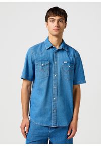 Wrangler - MESKA KOSZULA WRANGLER SS WESTERN SHIRT MID WASH 112362743 #1