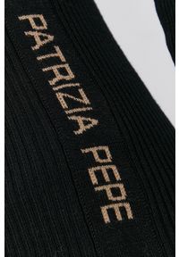 Patrizia Pepe Sweter wełniany damski kolor czarny. Kolor: czarny. Materiał: wełna. Długość rękawa: długi rękaw. Długość: długie #3