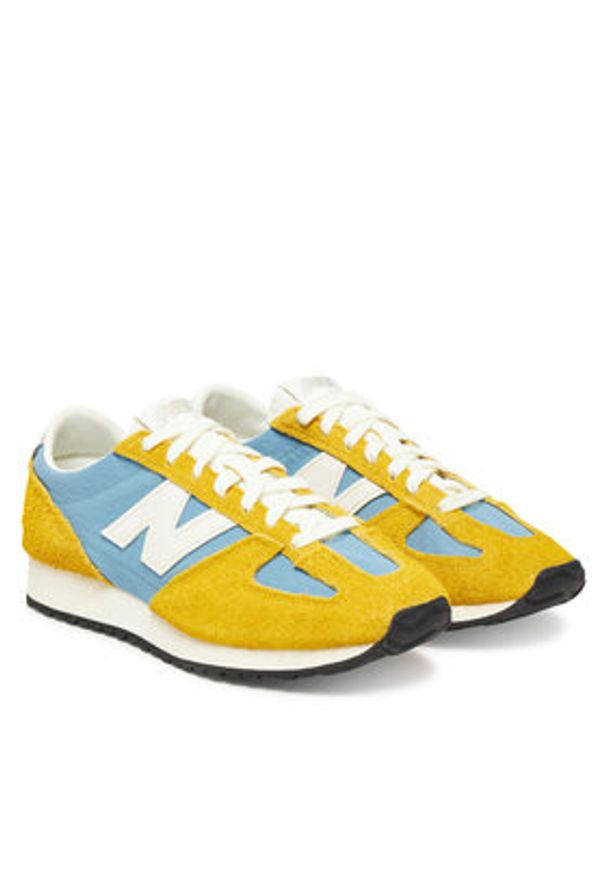 New Balance Sneakersy U471VBC M Żółty. Kolor: żółty. Materiał: skóra, zamsz