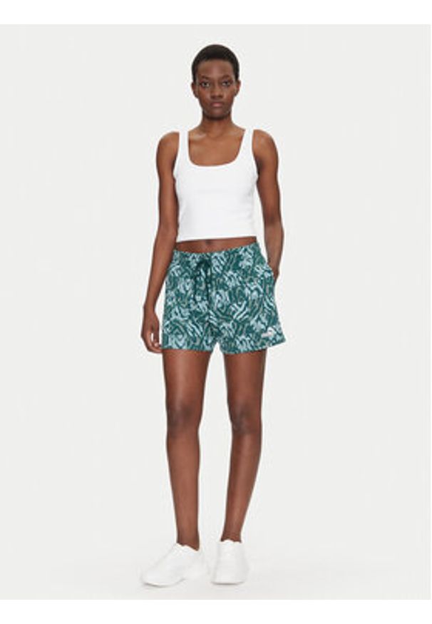 Puma Szorty sportowe 5" ESS Graphic 685073 Zielony Regular Fit. Kolor: zielony. Materiał: bawełna