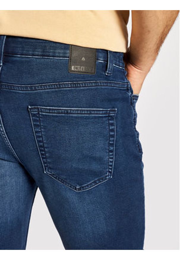 Only & Sons Szorty jeansowe Ply 22018582 Granatowy Regular Fit. Kolor: niebieski. Materiał: bawełna, jeans
