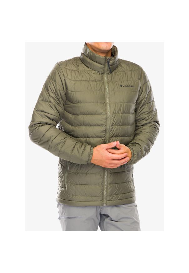 columbia - Kurtka ocieplana męska Columbia Powder Lite II Jacket. Kolor: zielony. Sport: turystyka piesza