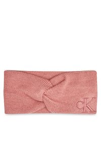 Calvin Klein Opaska materiałowa Monogram Embro K60K612658 Różowy. Kolor: różowy. Materiał: poliester, materiał