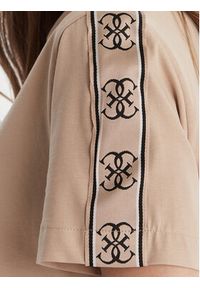 Guess T-Shirt V3RI08 I3Z14 Beżowy Relaxed Fit. Kolor: beżowy. Materiał: bawełna #3