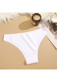 Intica - Figi bezszwowe niewidoczne pod ubraniem Ghazala. Kolor: biały. Materiał: materiał, skóra