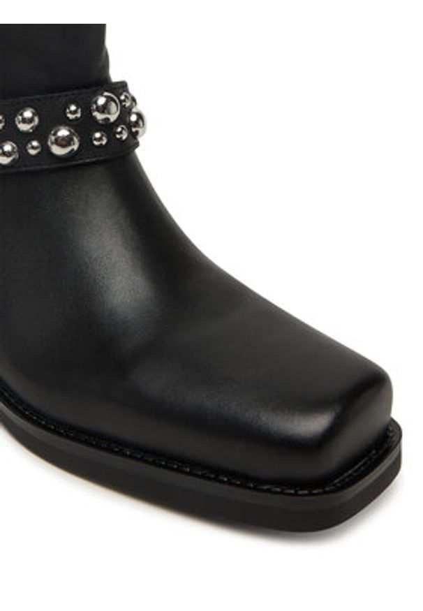 Liu Jo Botki Roxy 01 SF5047 P0102 Czarny. Kolor: czarny. Materiał: skóra