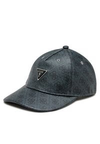 Guess Czapka z daszkiem AM5042 POL01 Czarny. Kolor: czarny. Materiał: skóra