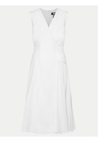 DKNY Sukienka koktajlowa DD4A1519 Écru Regular Fit. Materiał: syntetyk. Styl: wizytowy #1
